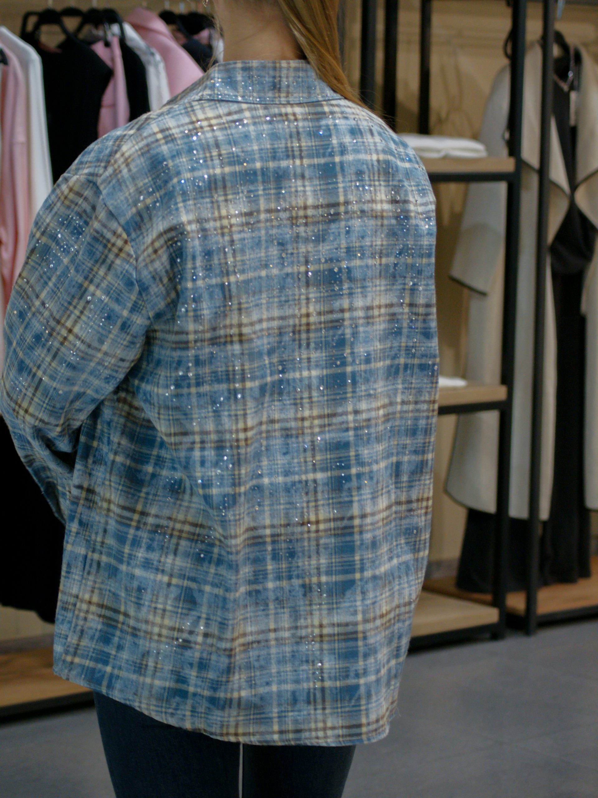 Рубашка со стразами  CATARINA NOVA